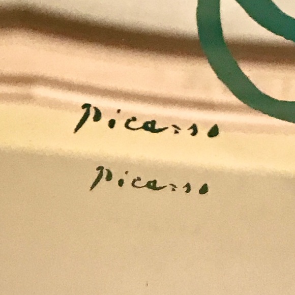 Rare Pablo Picasso Hand Silk Screened Shadow Box - Picture 2 of 5